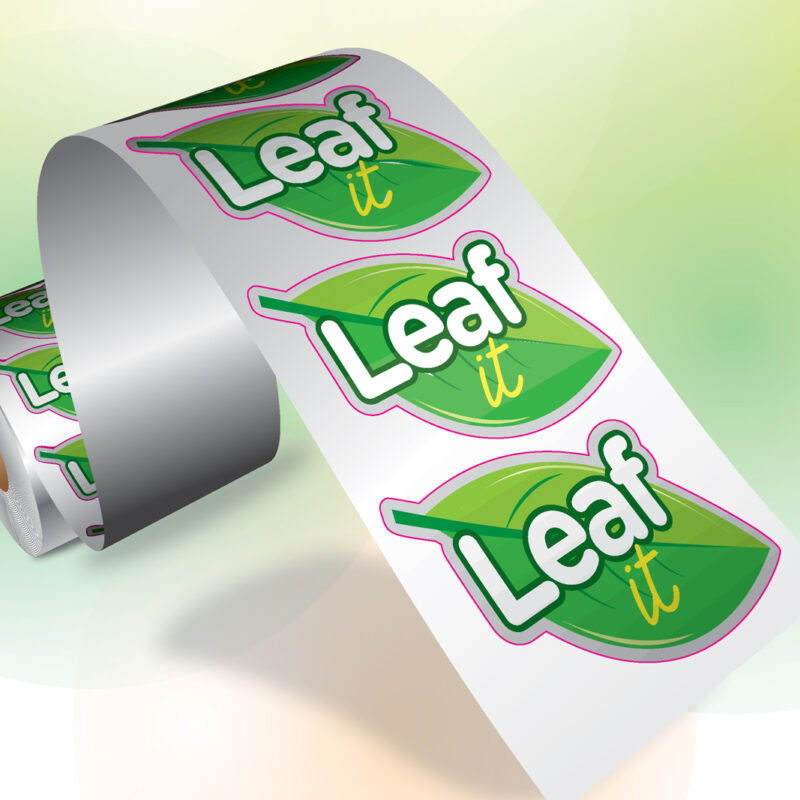Custom Shape (Die-cut) Roll Labels