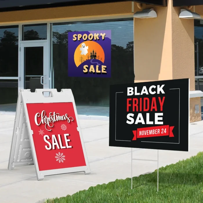 Plastic A-Frame Sidewalk Sign - Image 4
