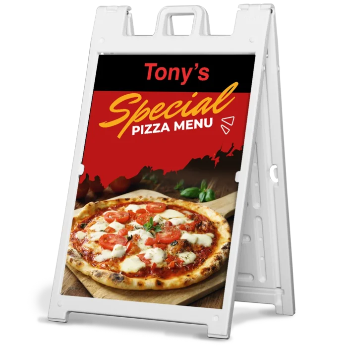 Plastic A-Frame Sidewalk Sign
