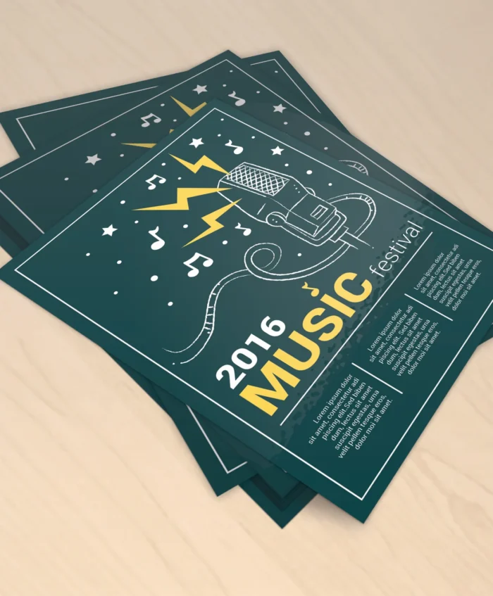 Cardstock Single-Sheet Flyers