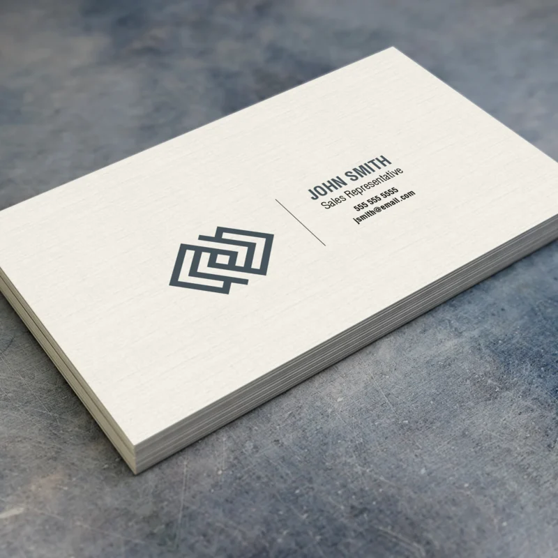Linen Uncoated Business Cards