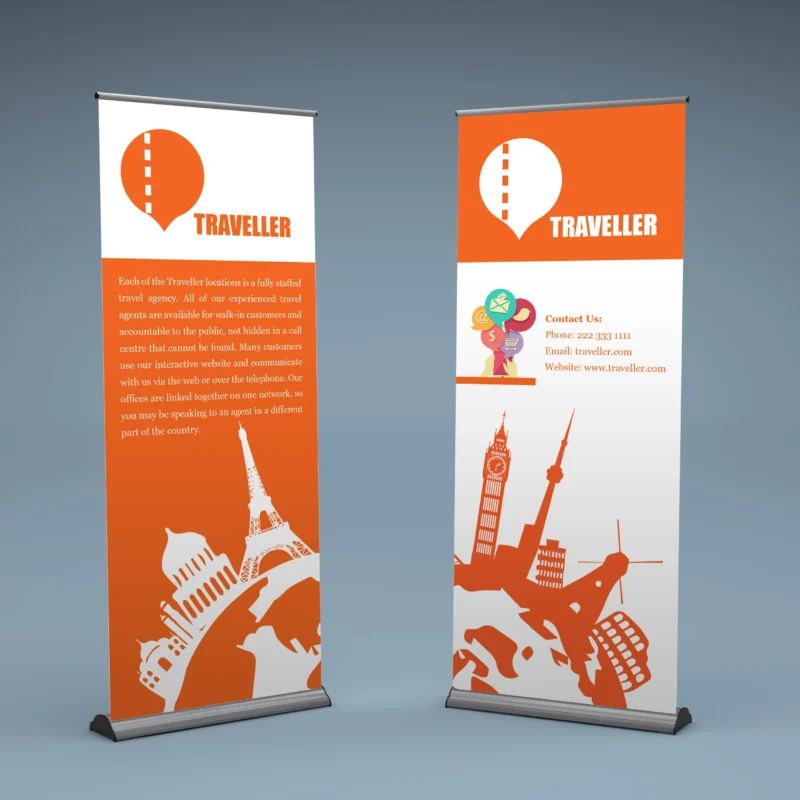 Retractable Roll-up Banner Display (Indoor)