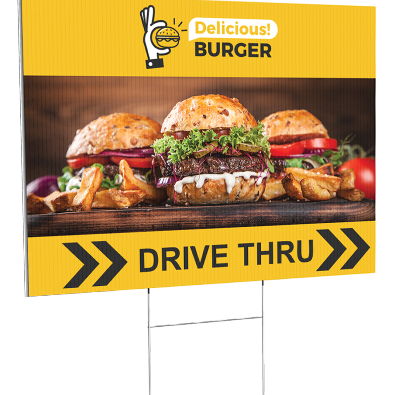 Full Color Yard Signs (4mm Coroplast) – Durable Outdoor Signage